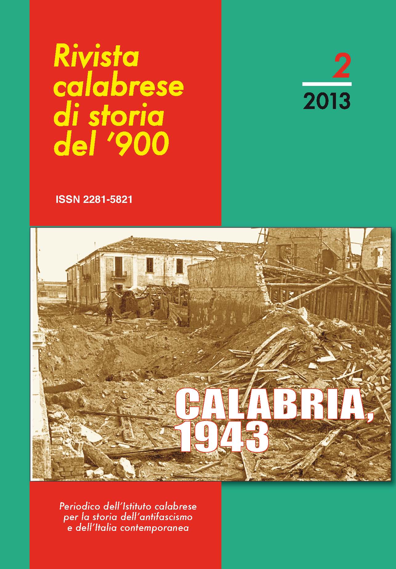 Anno 2013, n. 2 – Calabria 1943