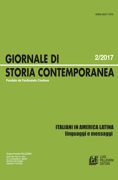 “Italiani in America latina: linguaggi e messaggi”. Nuovo numero del “Giornale di Storia contemporanea”