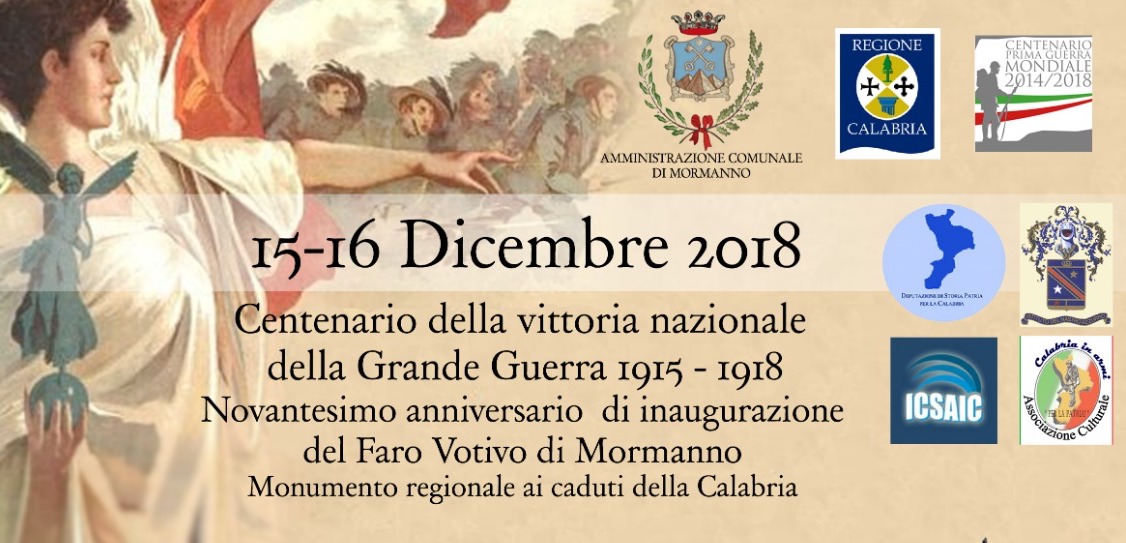 Grande Guerra, convegno e cerimonie. Mormanno celebra il Centenario della Vittoria