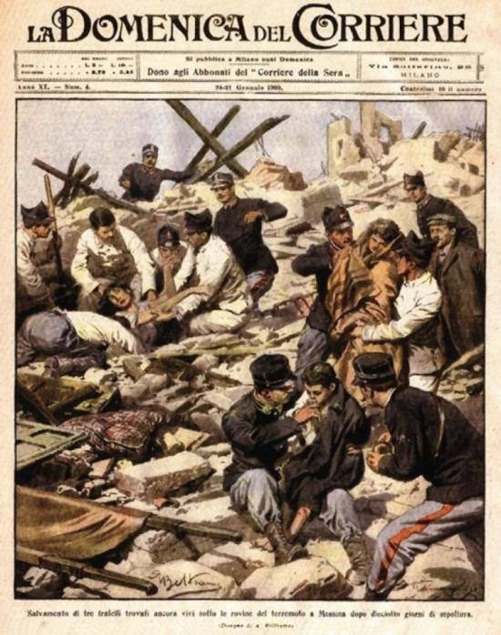 28 dicembre 1908: 110 anni fa il devastante terremoto che distrusse Reggio e Messina
