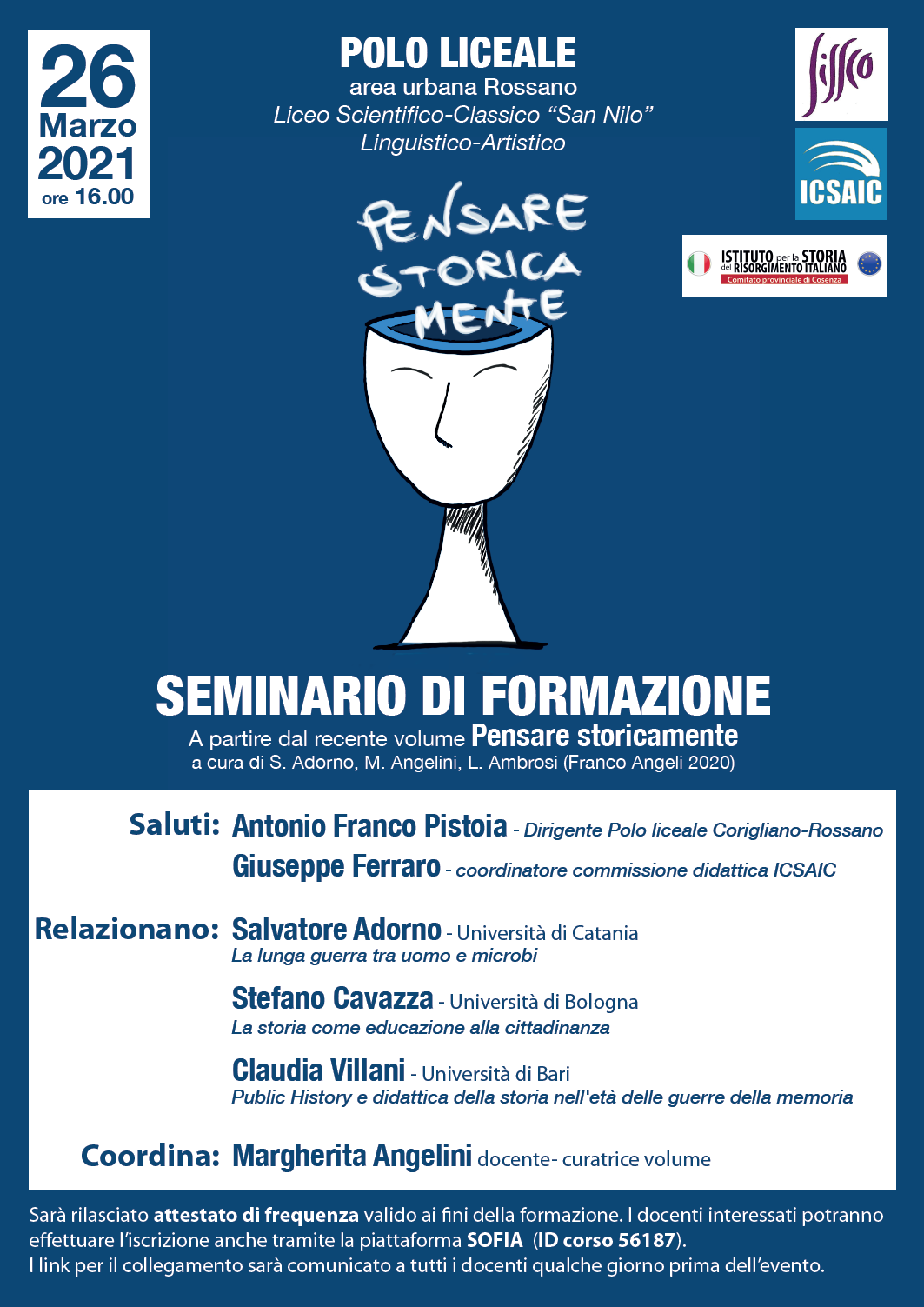 “Pensare storicamente”: seminario di formazione a Rossano Corigliano