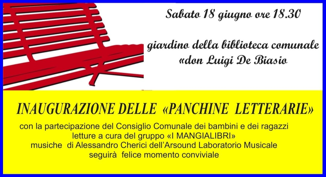S. Maria La Longa: panchina coi versi di d’Annunzio per la Brigata Catanzaro