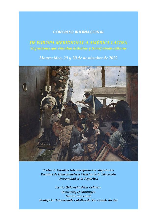 Le migrazioni dall’Europa all’America Latina, un convegno a Montevideo con l’ICSAIC
