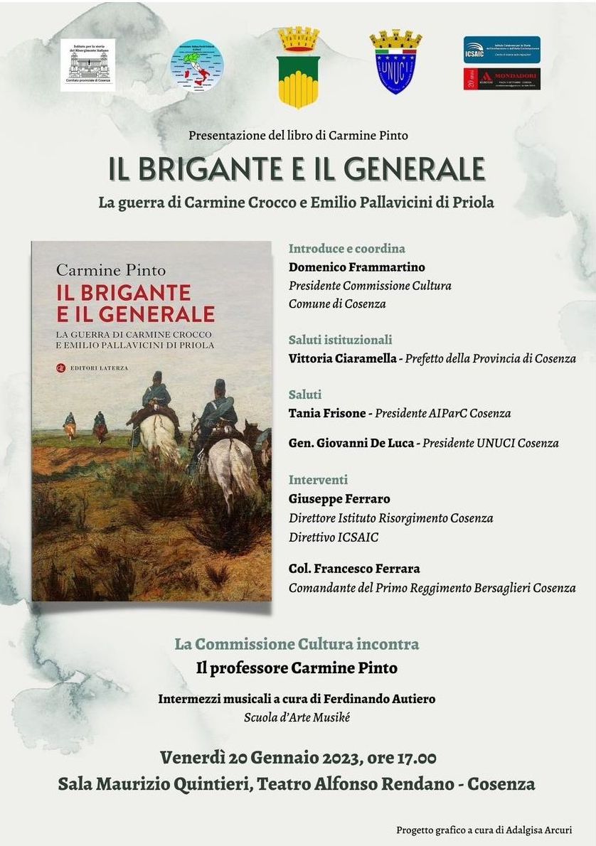 “Il Brigante e il Generale” a Cosenza con l’ICSAIC