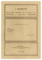 Florindo De Luca. Profilo di un antifascista democratico