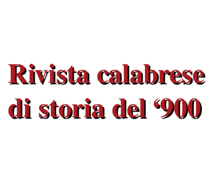 Rivista calabrese di storia del ’900