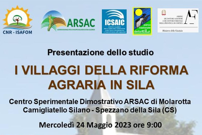 I villaggi silani della Riforma agraria, convegno sul saggio della Rivista ICSAIC