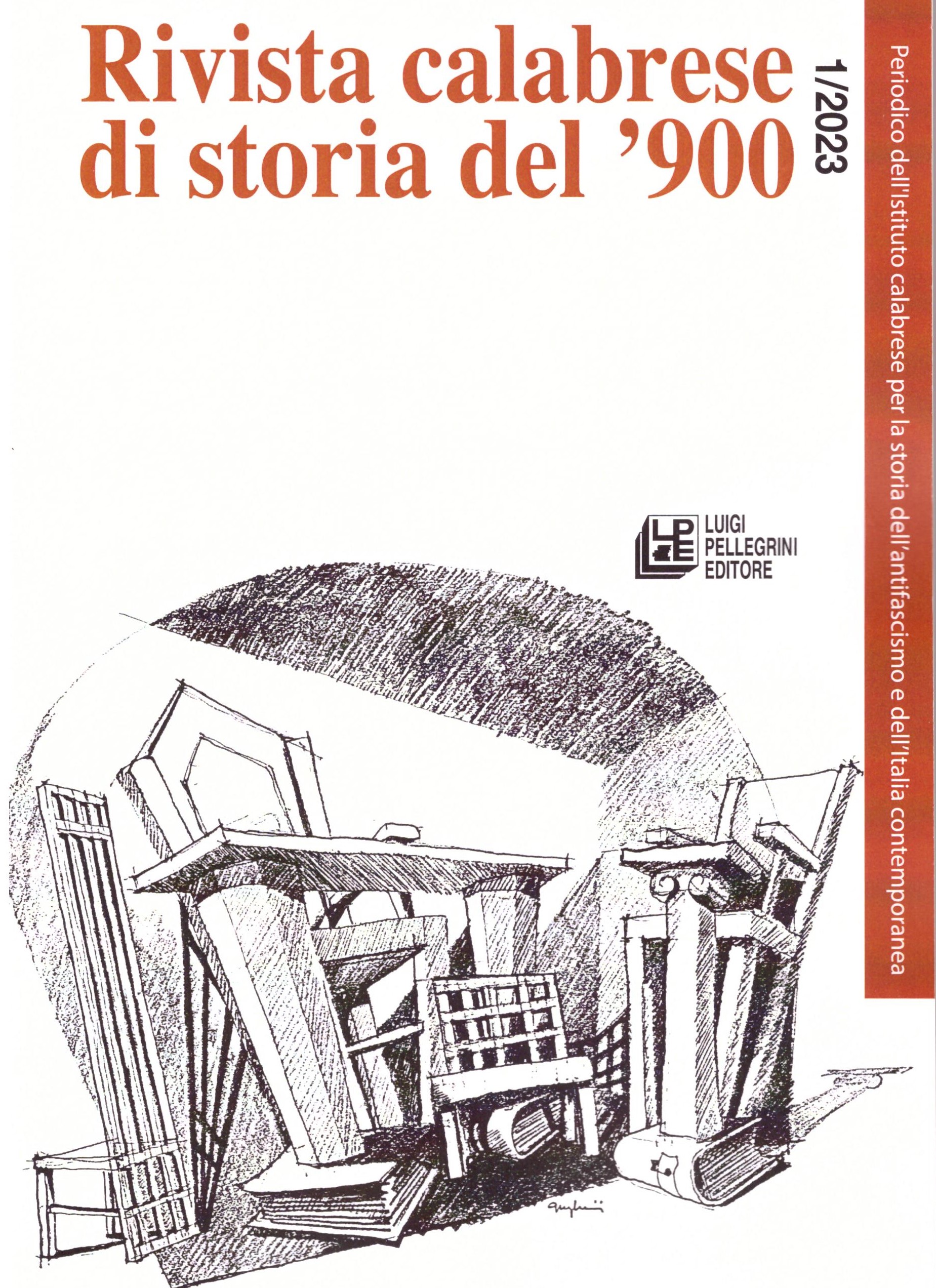 Pubblicato il n. 1 del 2023 della Rivista calabrese di storia del ‘900