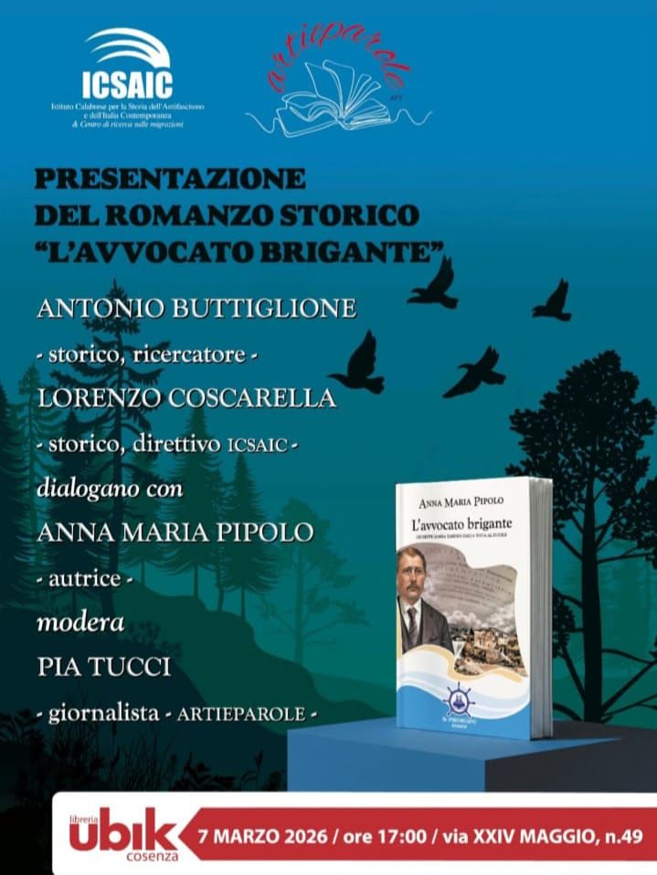 Il romanzo storico “L’avvocato brigante”  con Coscarella