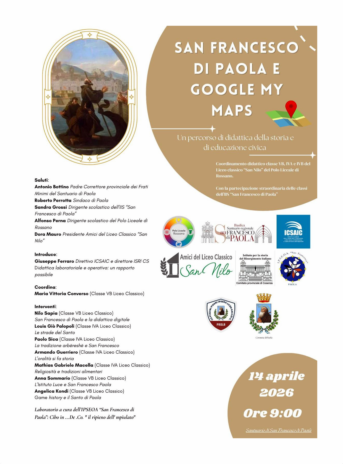 Didattica e Territorio: l’ICSAIC a Paola per un progetto tra Storia e Digitale